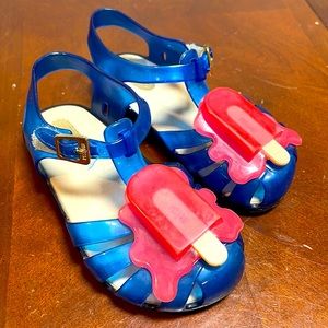 Mini Melissa Aranha VIII BB sling back  sandal size 10US